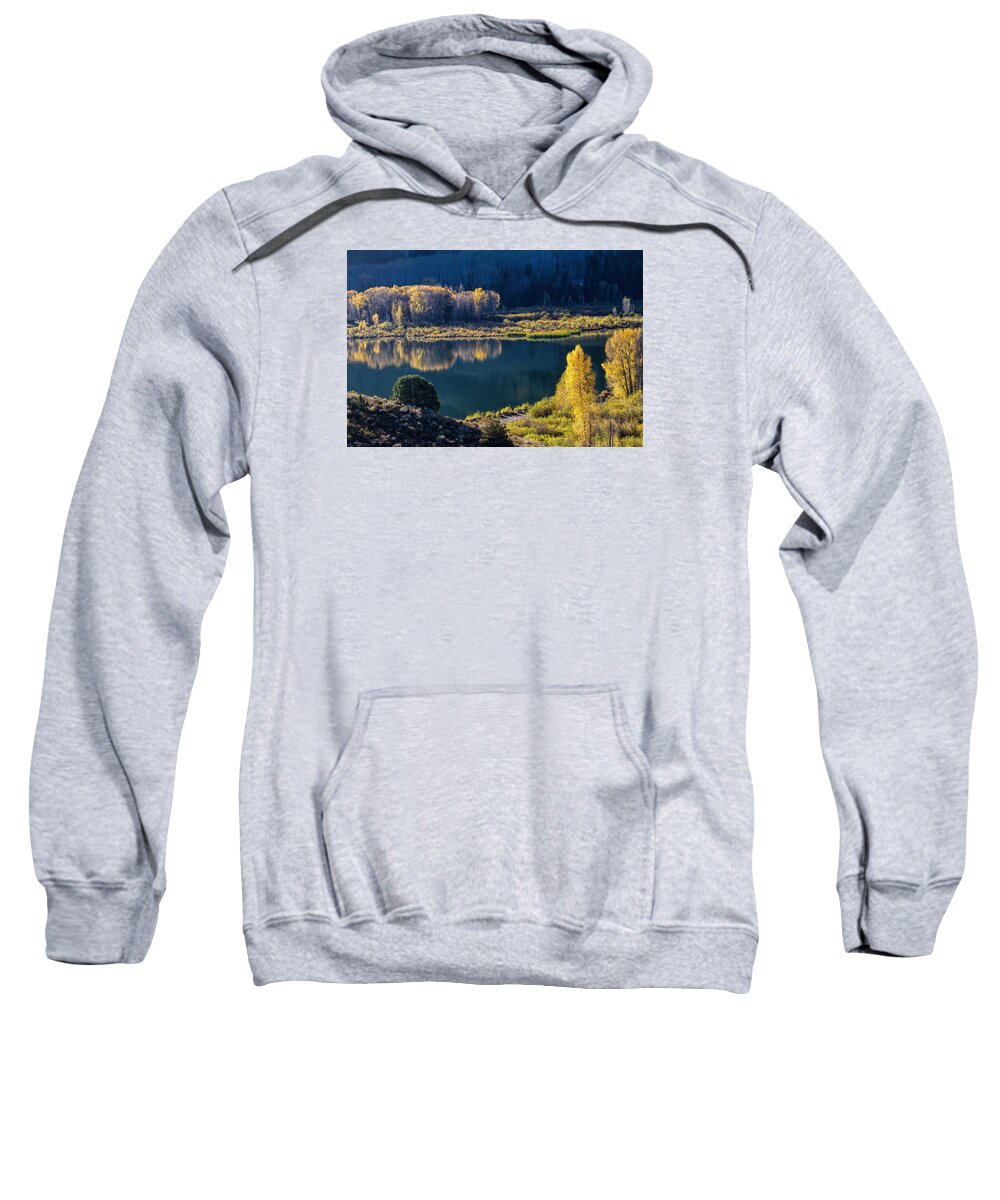 Landscape Sweatshirt featuring the photograph The Mirror in Her Hand by Alana Thrower