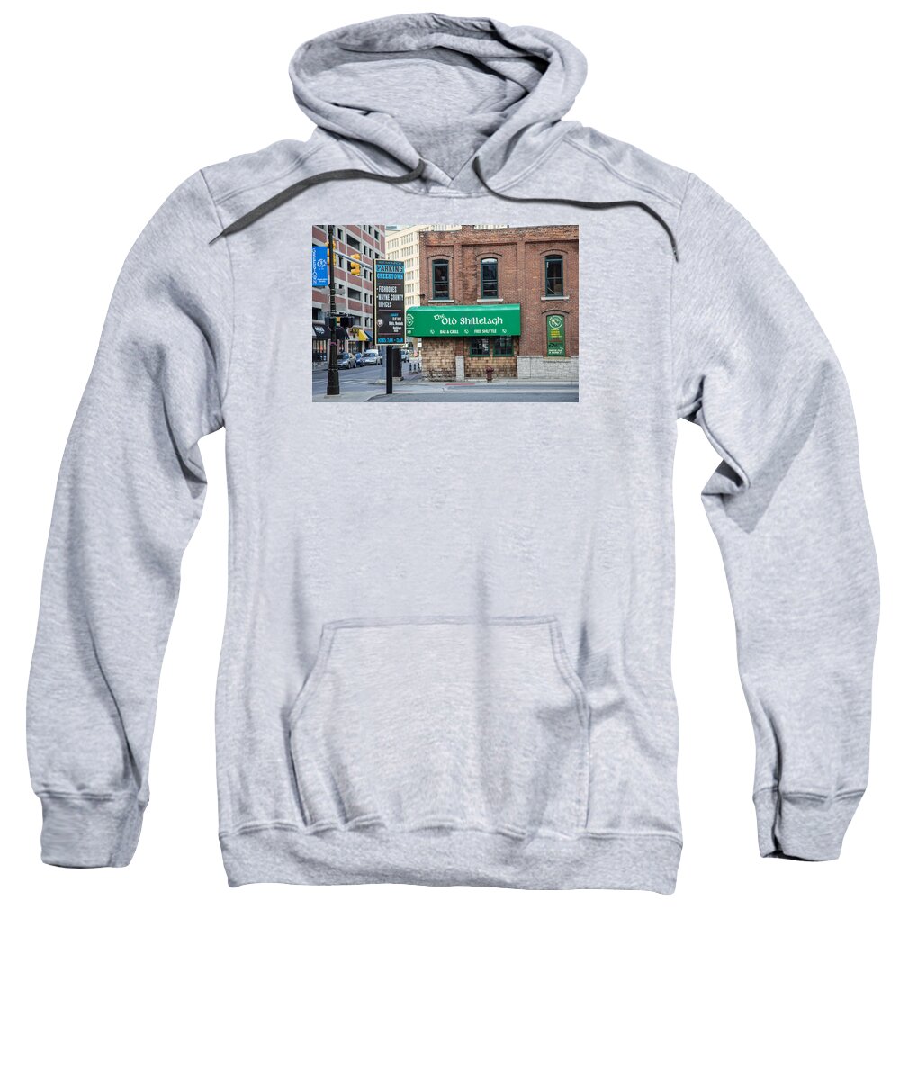 Detroit Sweatshirt featuring the photograph The Old Shillelagh Detroit by John McGraw