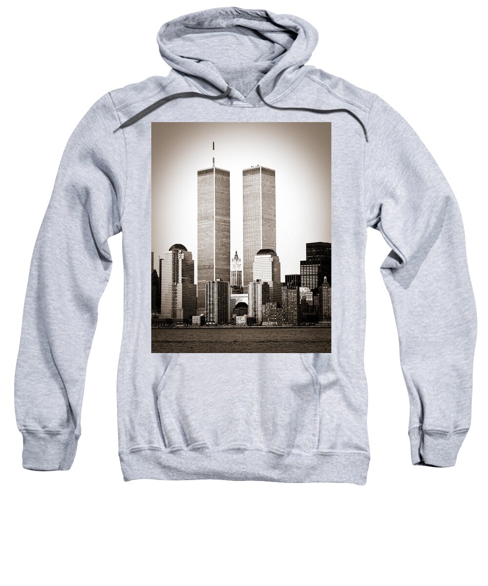 Twin Towers Sweatshirt featuring the photograph The Twin Towers by Frank Winters