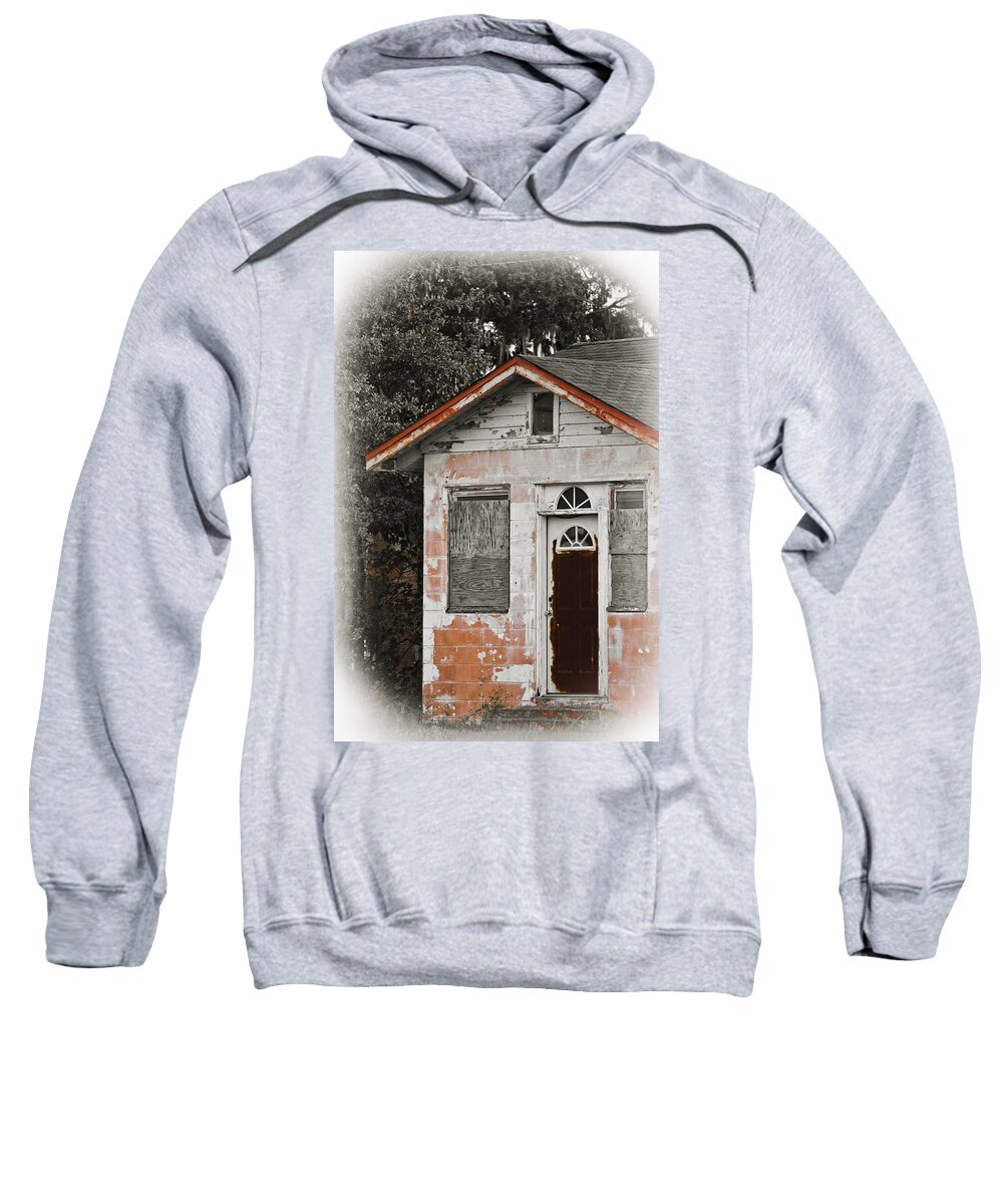 Decay Sweatshirt featuring the photograph This Old House by Carolyn Marshall