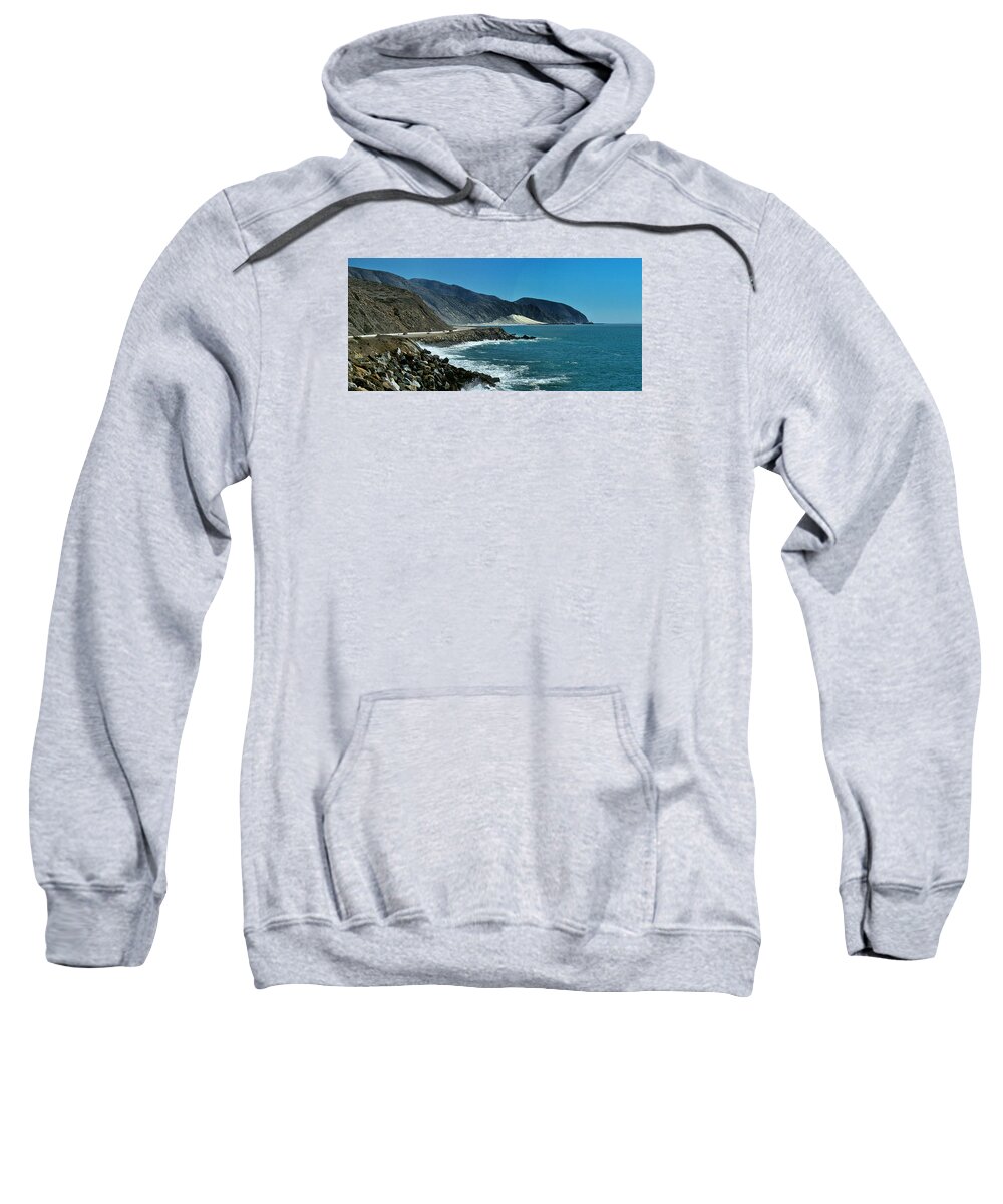 Point Sweatshirt featuring the photograph Thornhill Broome Beach by Michael Gordon