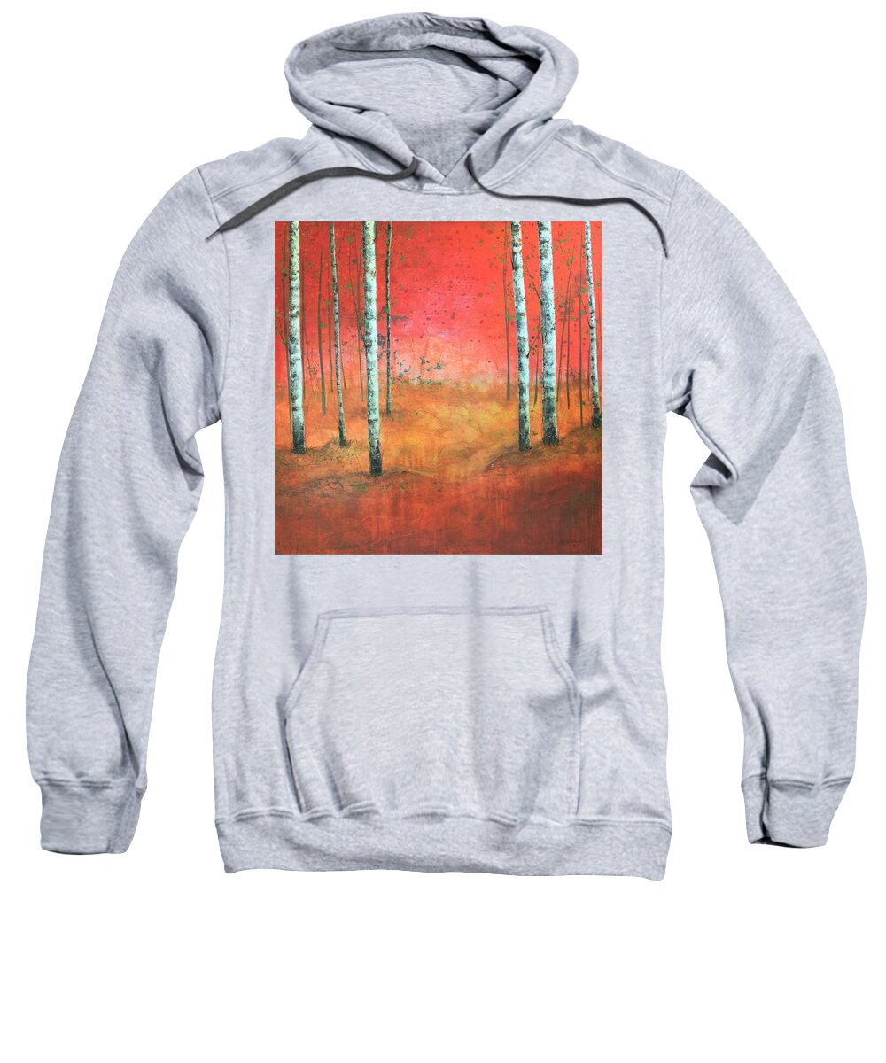 Acrylic Sweatshirt featuring the painting Totally Enthralled by Brenda O'Quin