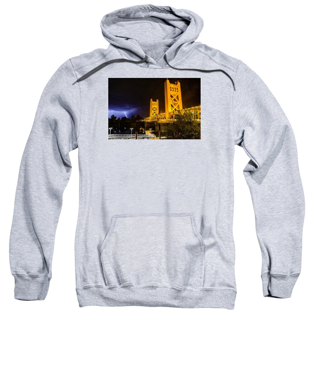 Sacramento Sweatshirt featuring the photograph Tower Bridge by Mike Ronnebeck