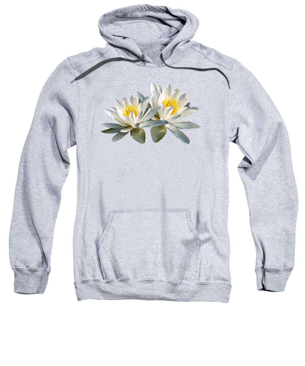 Water Lily Sweatshirt featuring the photograph Tropical Water Lily by Christina Rollo