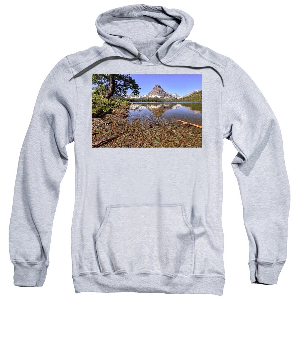 Glacier National Park Sweatshirt featuring the photograph Two Medicine Splendor by Jack Bell