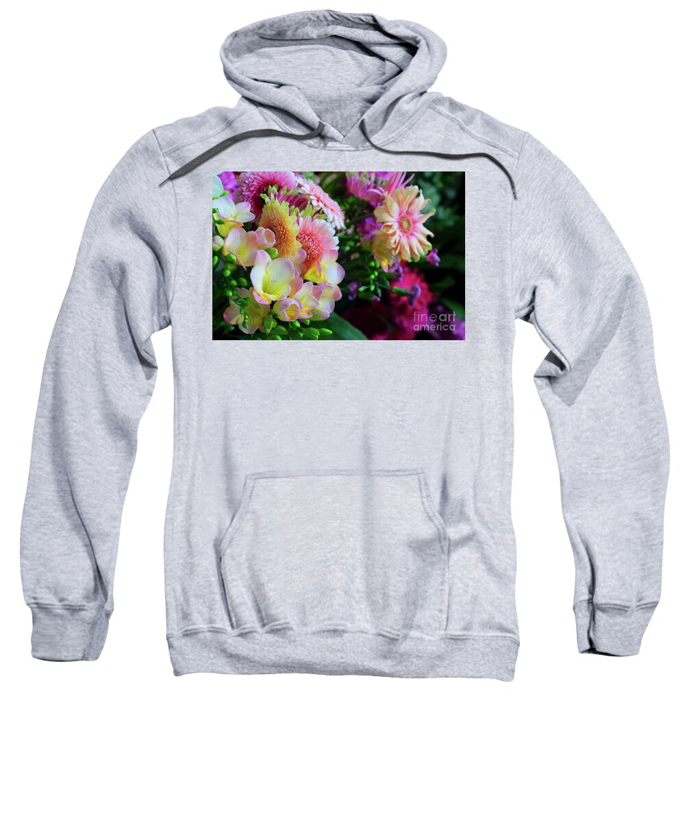 Arrangement Sweatshirt featuring the photograph Flowershop by Anastasy Yarmolovich