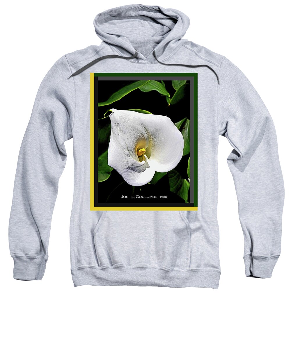 Lily Sweatshirt featuring the digital art U R Invited by Joseph Coulombe