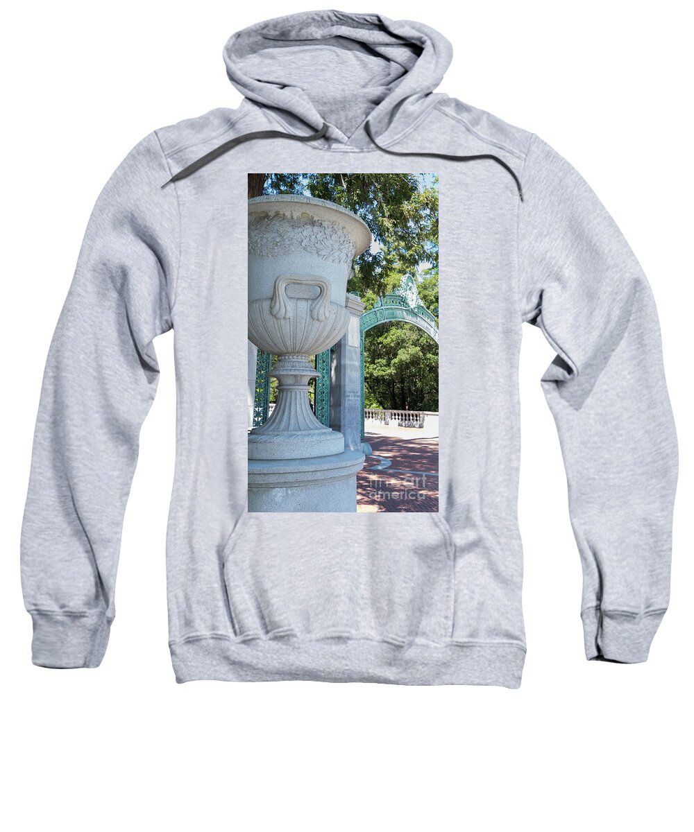 Wingsdomain Sweatshirt featuring the photograph University of California at Berkeley Sproul Plaza and Sather Gate DSC6288 by San Francisco