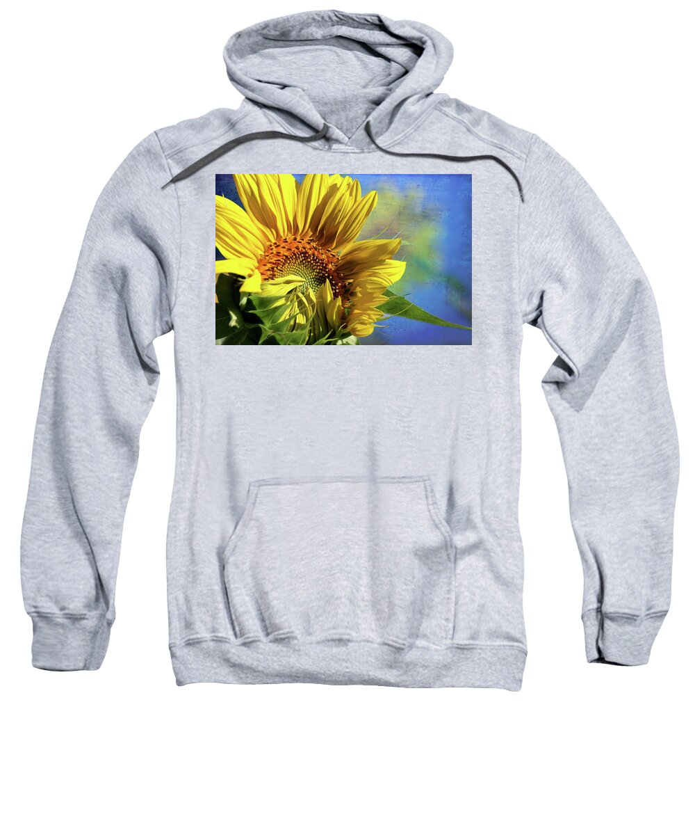 Sunflower Sweatshirt featuring the photograph Unveiling by Vanessa Thomas