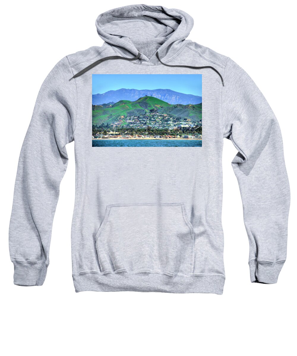 Landscape Sweatshirt featuring the photograph Ventura Beach to Mountain 1 by Wendell Ward