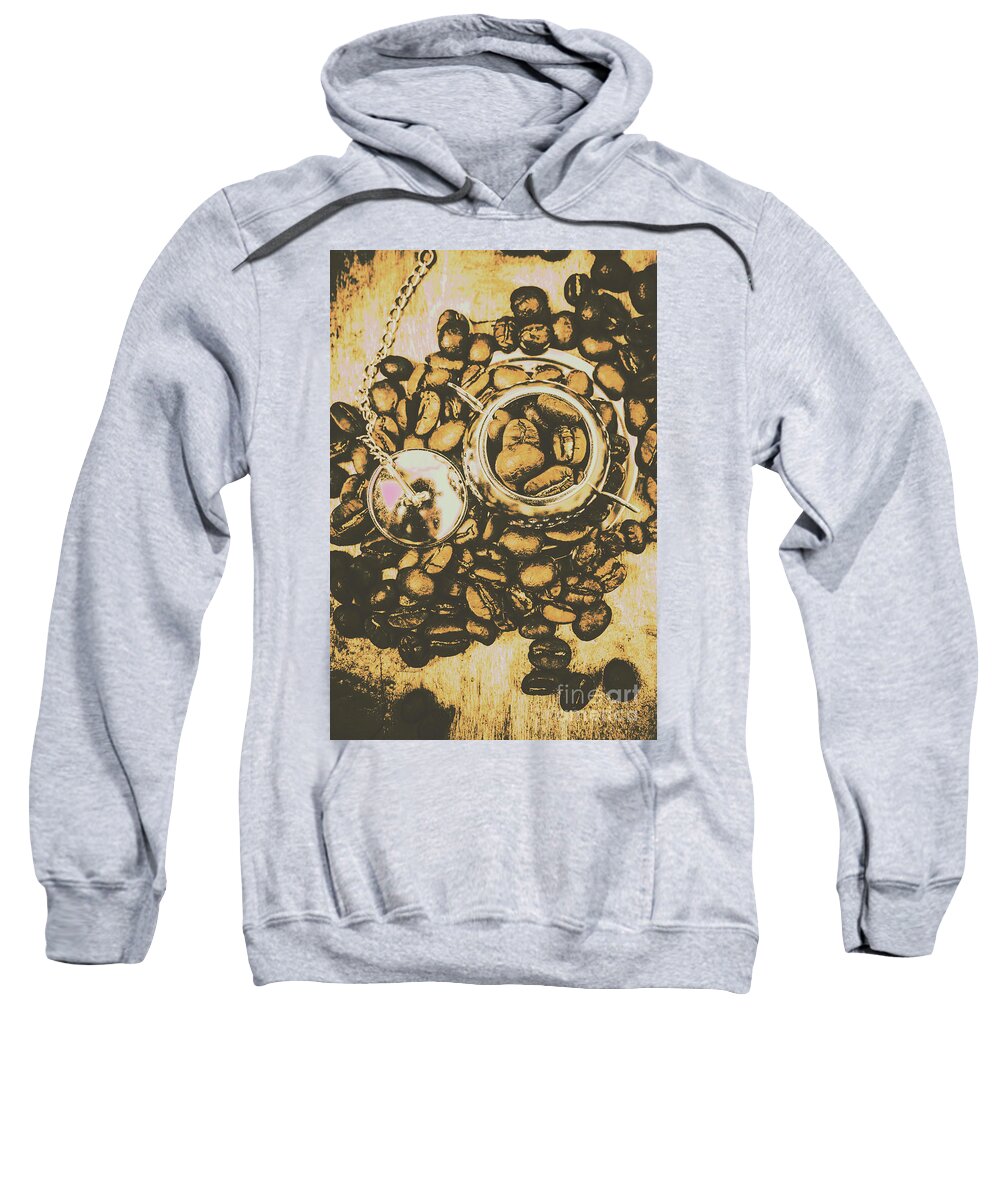 Drinks Sweatshirt featuring the photograph Vintage cafe artwork by Jorgo Photography