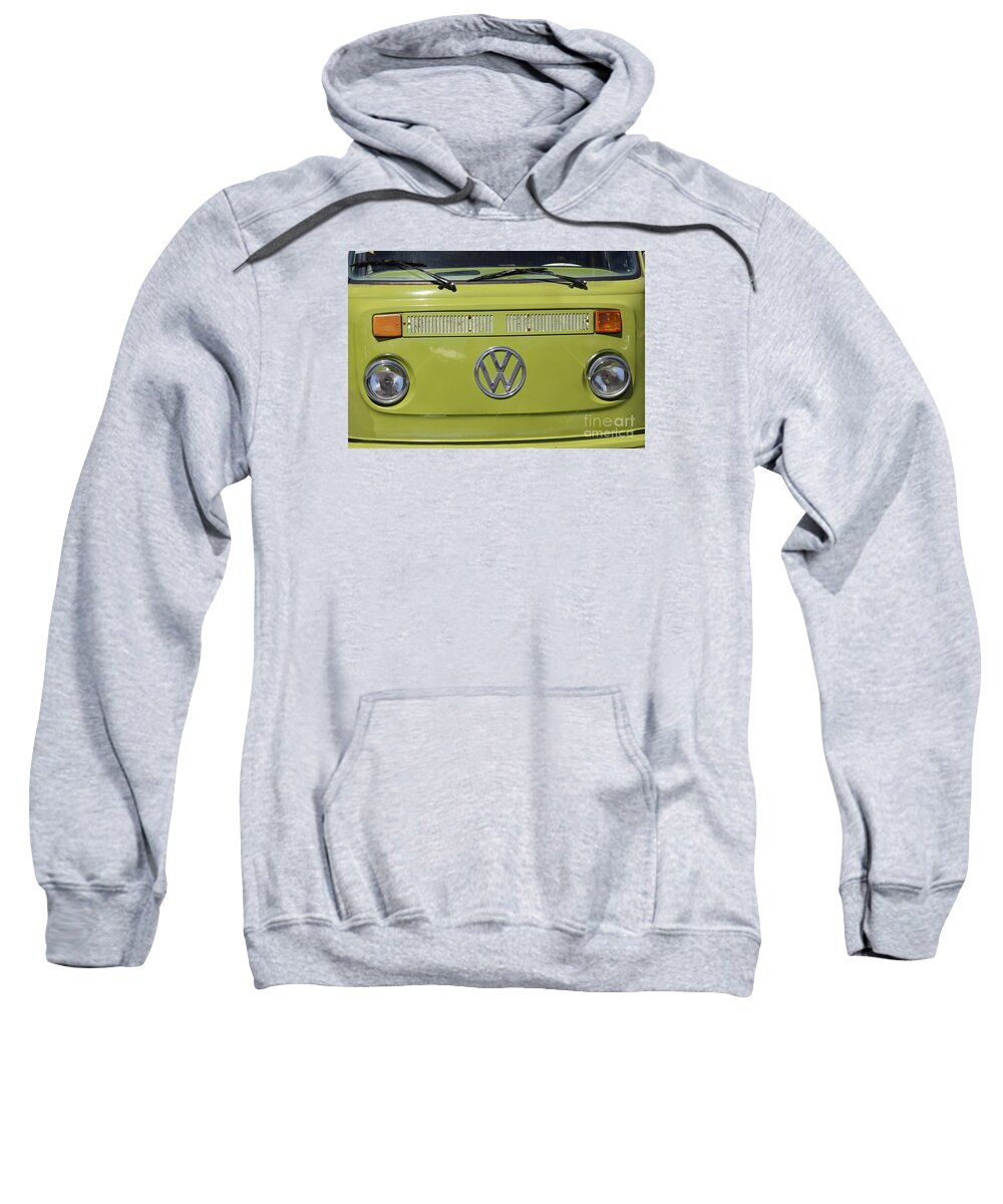 Vw Sweatshirt featuring the photograph VW Bus Vintage by Alice Terrill