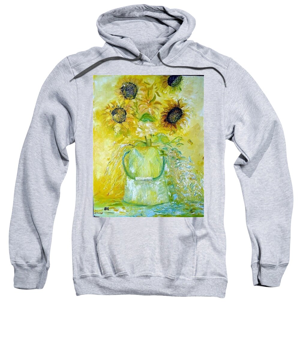 Artwork Sweatshirt featuring the painting Water Can by Jack Diamond