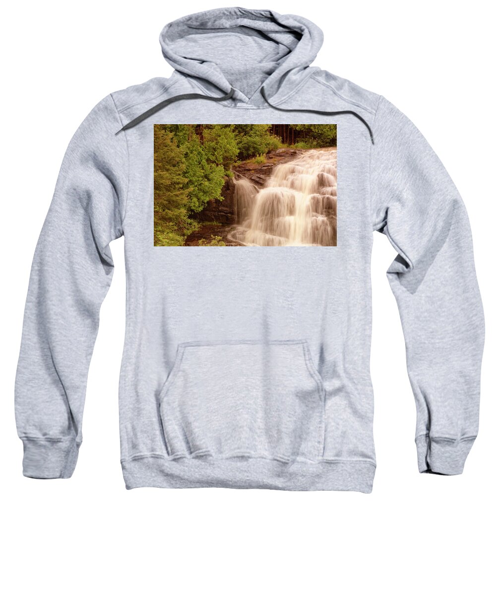 Waterfall Sweatshirt featuring the photograph Waterfall by Peter Ponzio