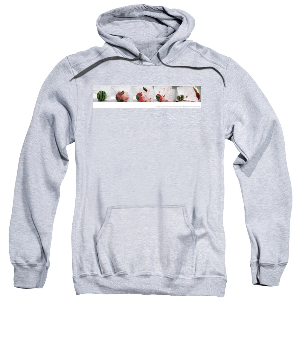 Shooting Sweatshirt featuring the photograph Watermelon Progression by Tim Dussault