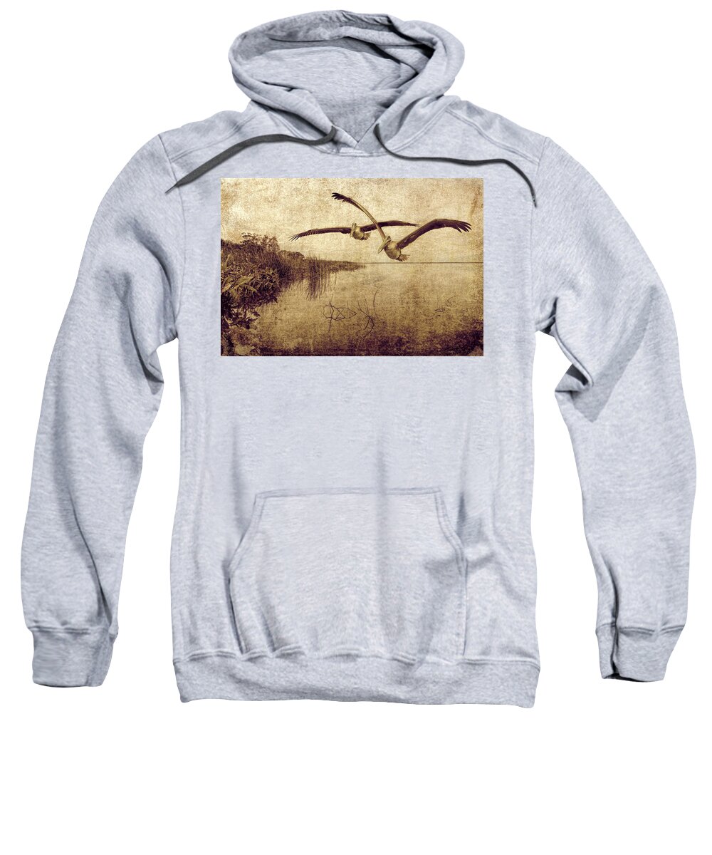 Lake Sweatshirt featuring the photograph Wetlands by Pete Rems