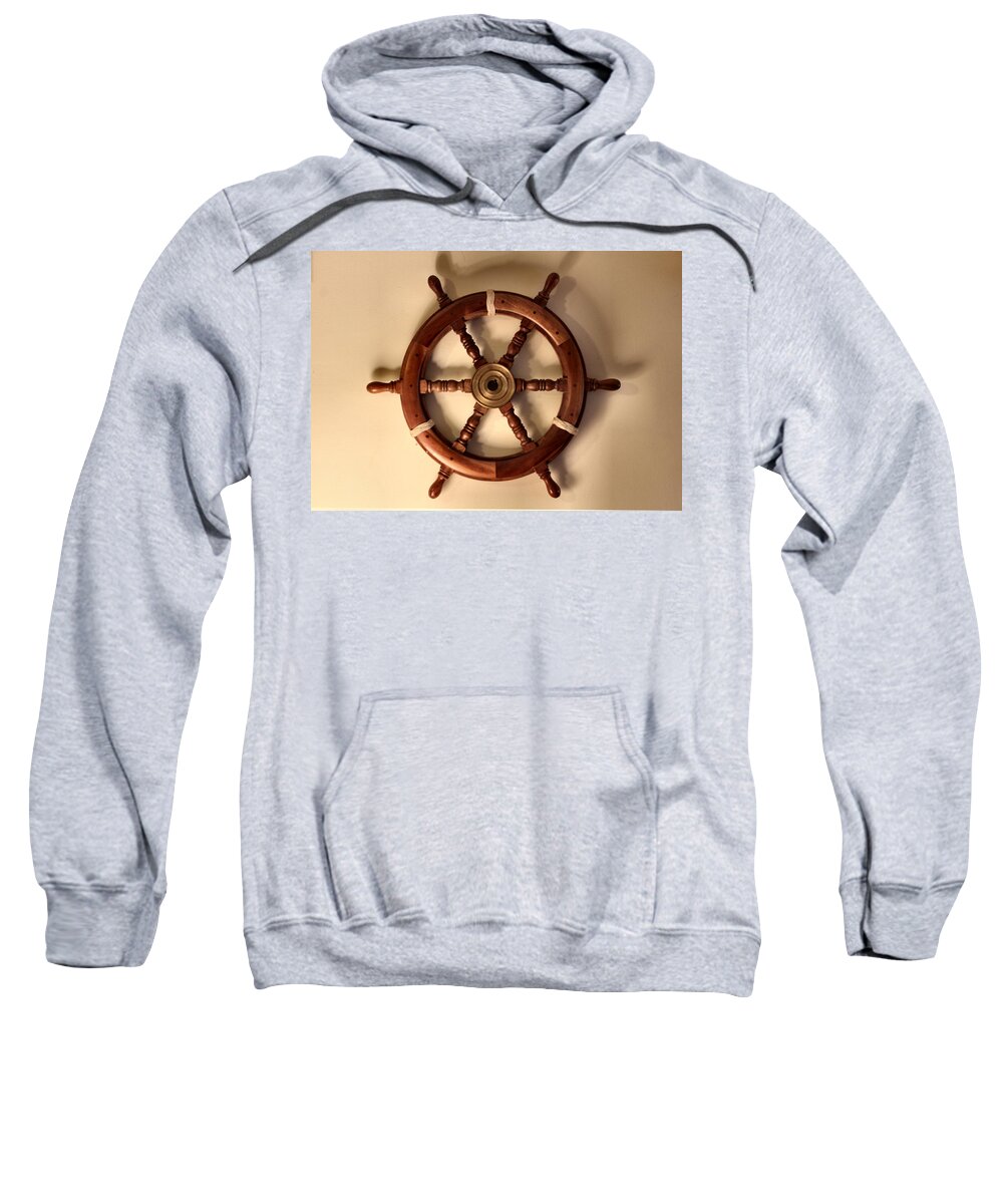 Nautical Sweatshirt featuring the photograph Whirl 6 Shadowed - With Turk's Heads by Lin Grosvenor
