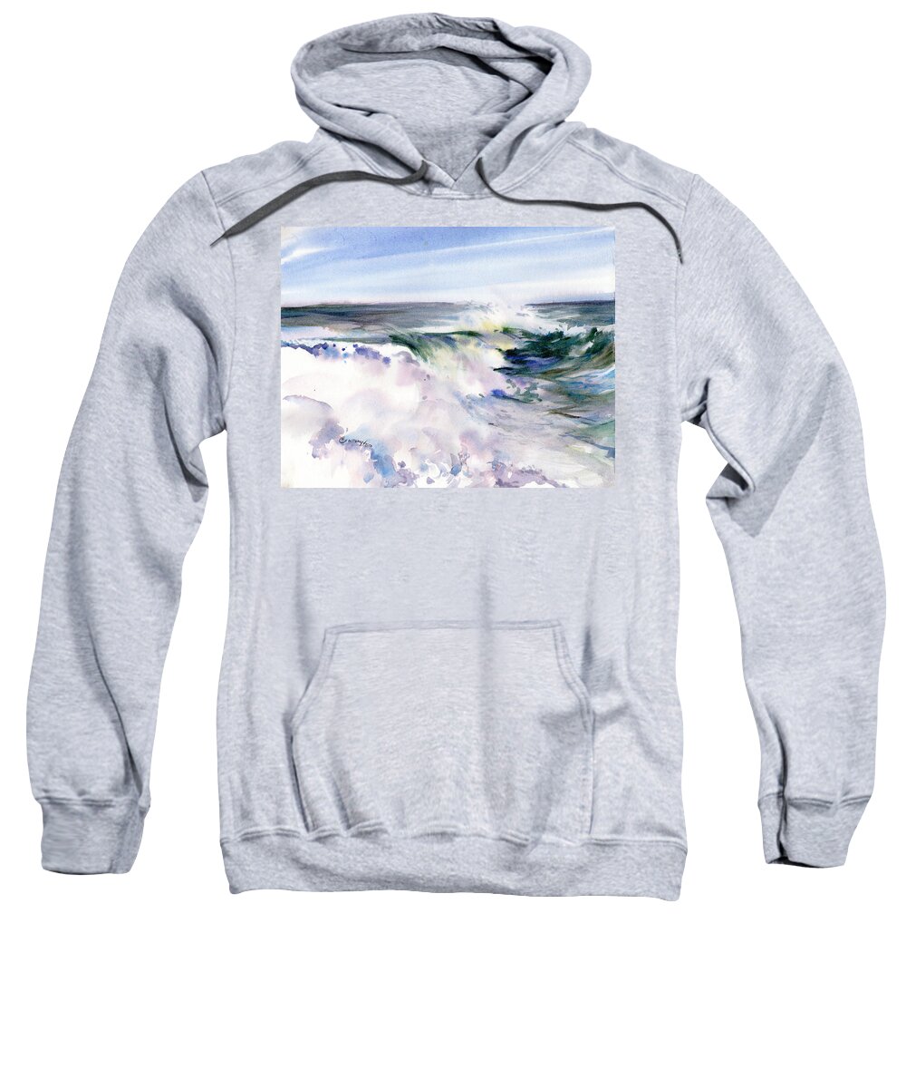 Visco Sweatshirt featuring the painting White Water by P Anthony Visco