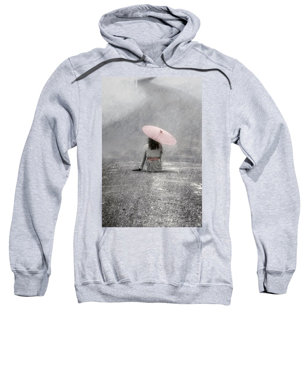 Woman Sweatshirt featuring the photograph Woman On The Street by Joana Kruse