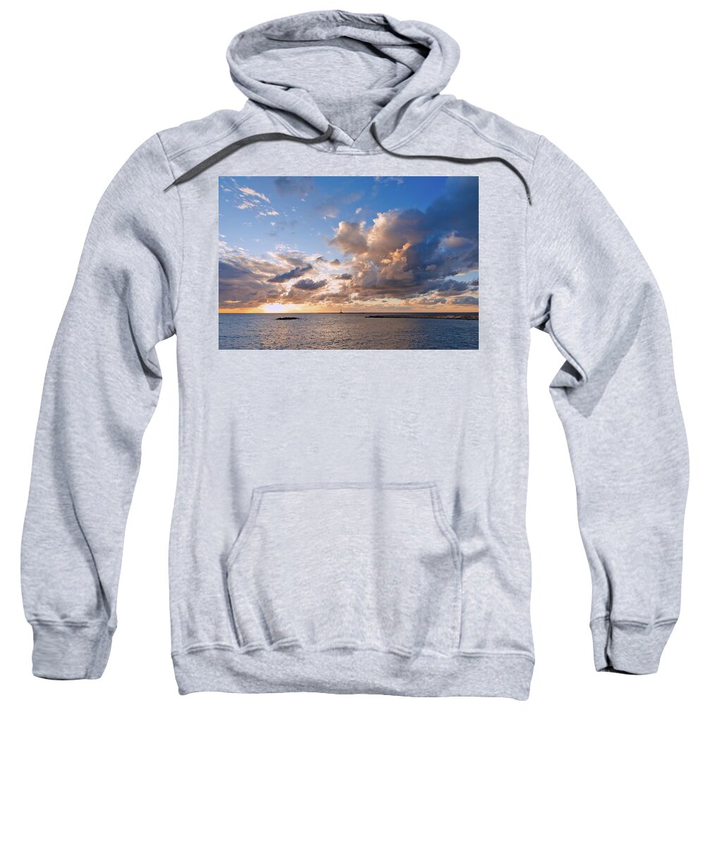 Landscape Sweatshirt featuring the photograph Wondrous Skies Gallipoli by Allan Van Gasbeck