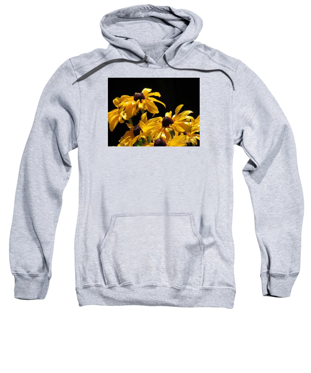 Nature Sweatshirt featuring the photograph Yellow Flower 2 by Christy Garavetto