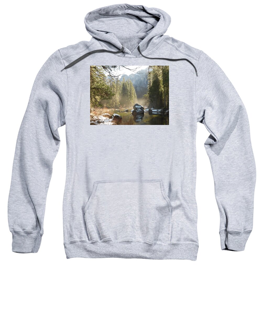 Yosemite Spring Sweatshirt featuring the photograph Yosemite Spring by FD Graham