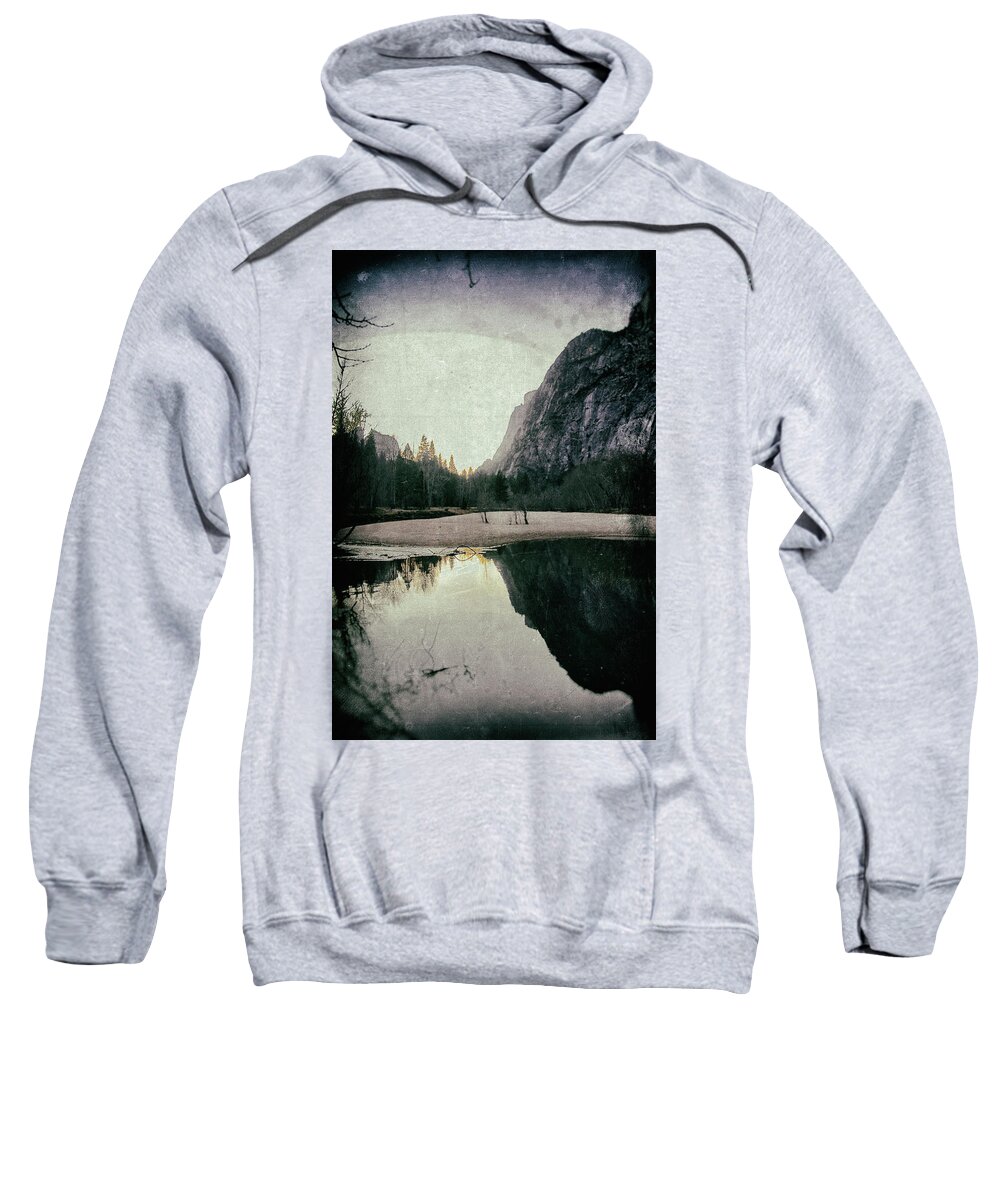 Yosemite Sweatshirt featuring the photograph Yosemite Valley Merced River by Lawrence Knutsson