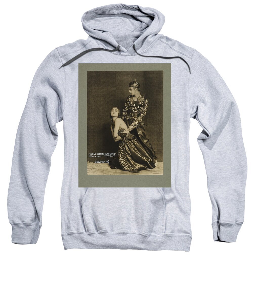 Young Dancer Sweatshirt featuring the painting Young Dancer by MotionAge Designs