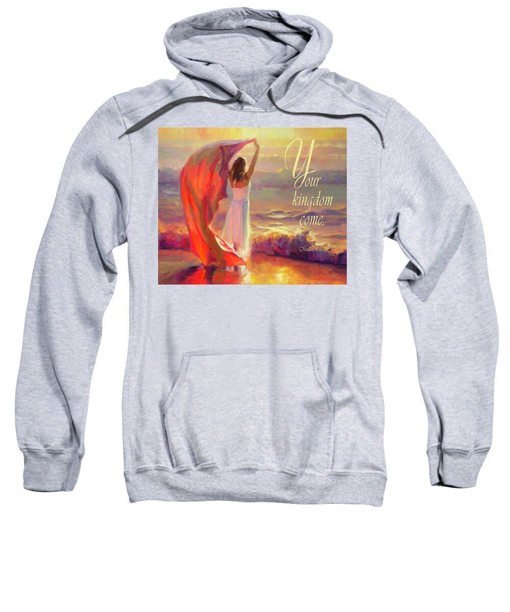 Christian Sweatshirt featuring the digital art Your Kingdom Come by Steve Henderson