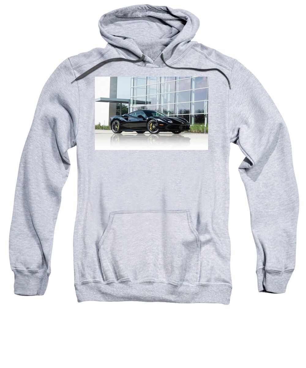  Sweatshirt featuring the photograph Ferrari 488 #1 by Rocco Silvestri