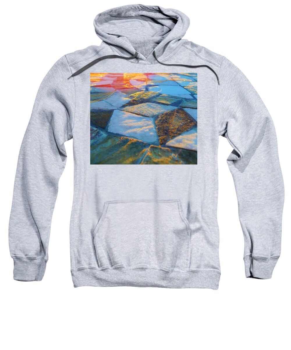 - First Frost Sweatshirt featuring the photograph - First Frost by THERESA Nye