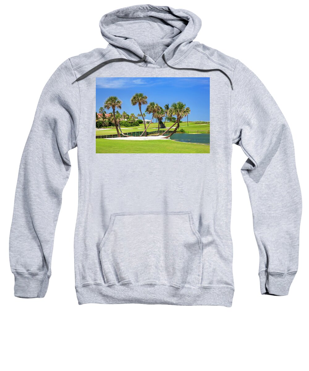 Estock Sweatshirt featuring the digital art Golf Course #1 by Lumiere