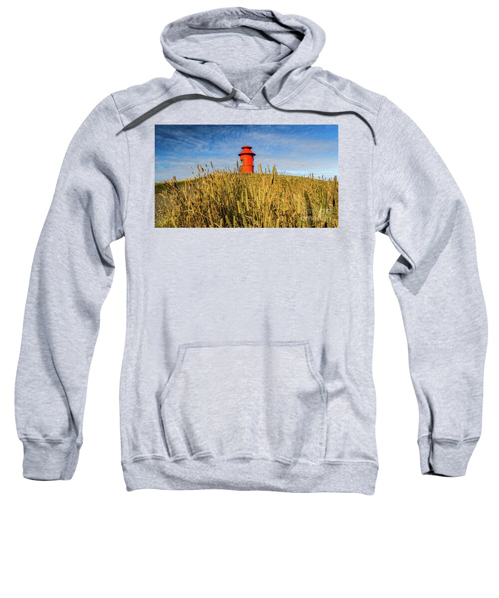 Lighthouse Sweatshirt featuring the photograph Lighthouse in Stykkisholmur, Iceland by Lyl Dil Creations