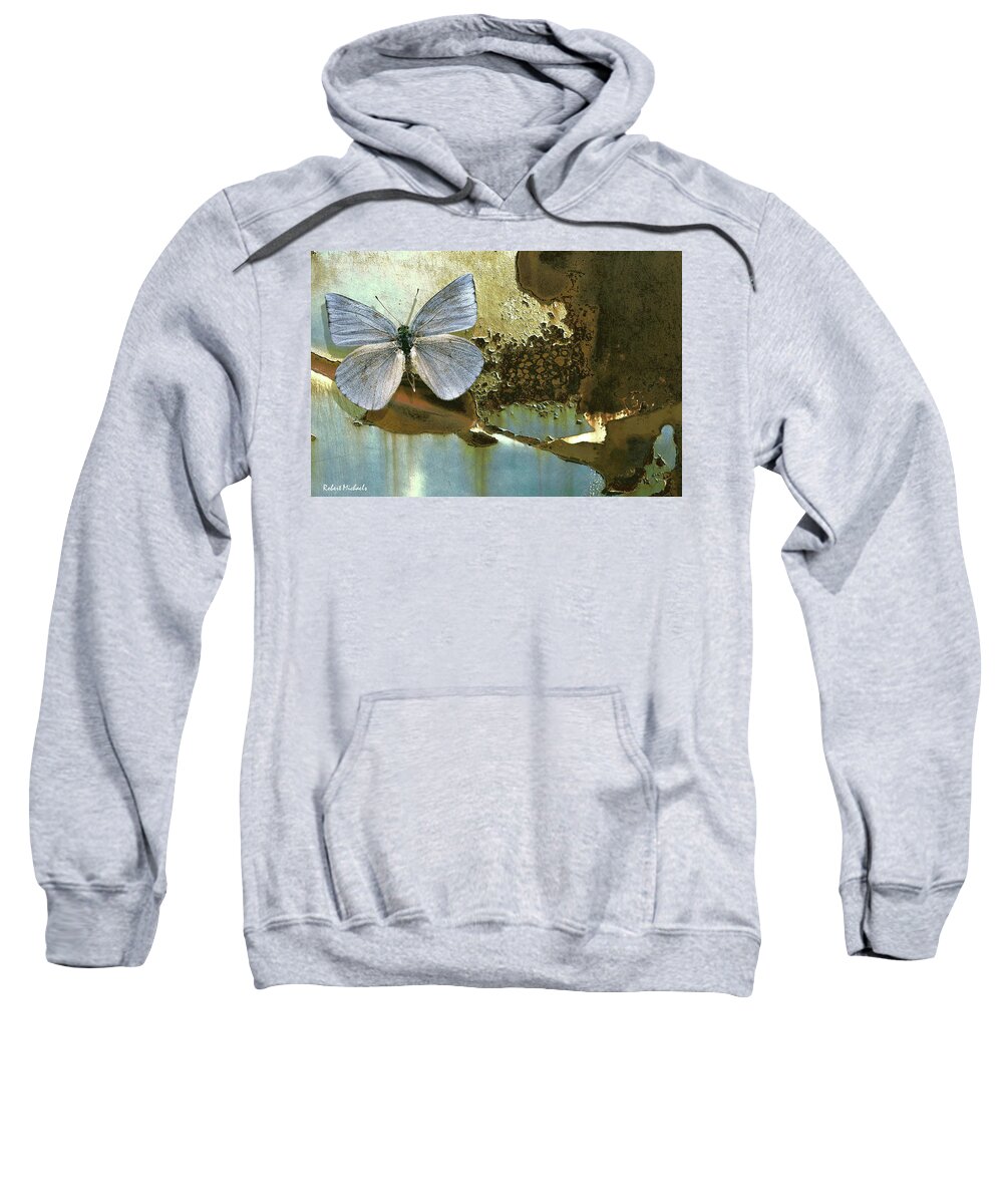 Butterfly Sweatshirt featuring the photograph Organic Butterfly #1 by Robert Michaels