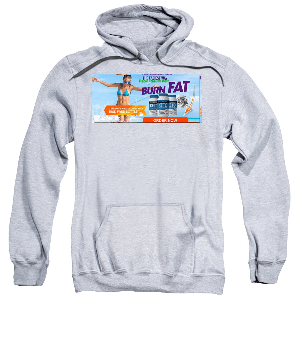 Rapid Results Keto Sweatshirt featuring the drawing Rapid Results Keto #1 by Rapid Results Keto