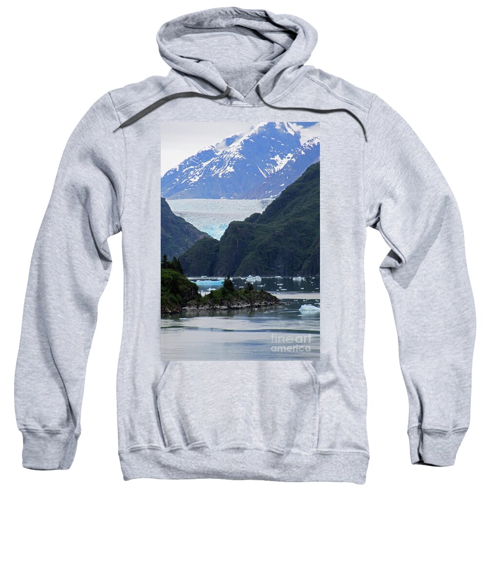 Tracy Arm Sweatshirt featuring the photograph Tracy Arm 1 #1 by Randall Weidner