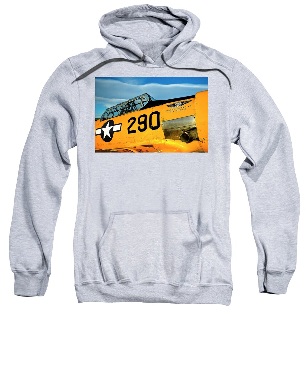 Vintage Fighter Plane Sweatshirt featuring the photograph Vintage Warrior 2 #1 by Neil Pankler