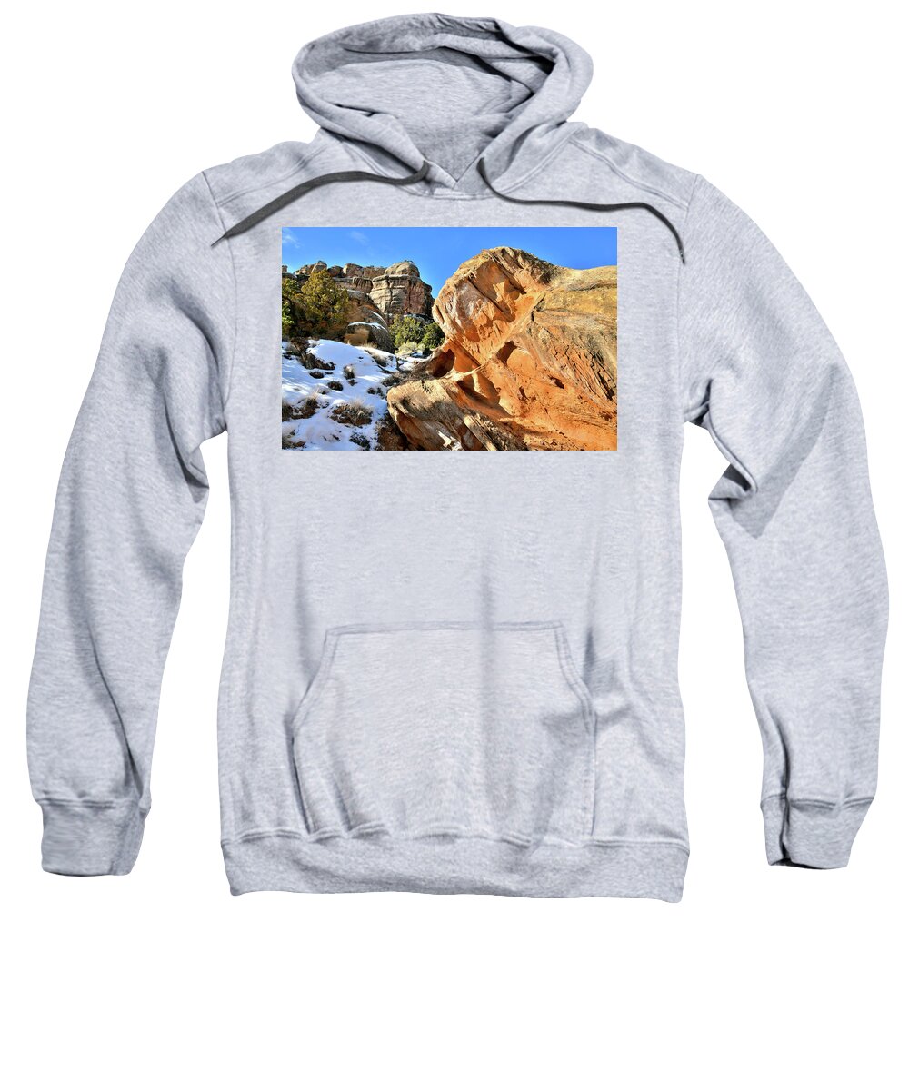 Colorado National Monument Sweatshirt featuring the photograph Colorful Colorado National Monument #2 by Ray Mathis