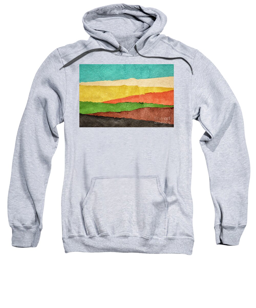 Huun Paper Sweatshirt featuring the photograph Abstract Landscape #4 by Marek Uliasz