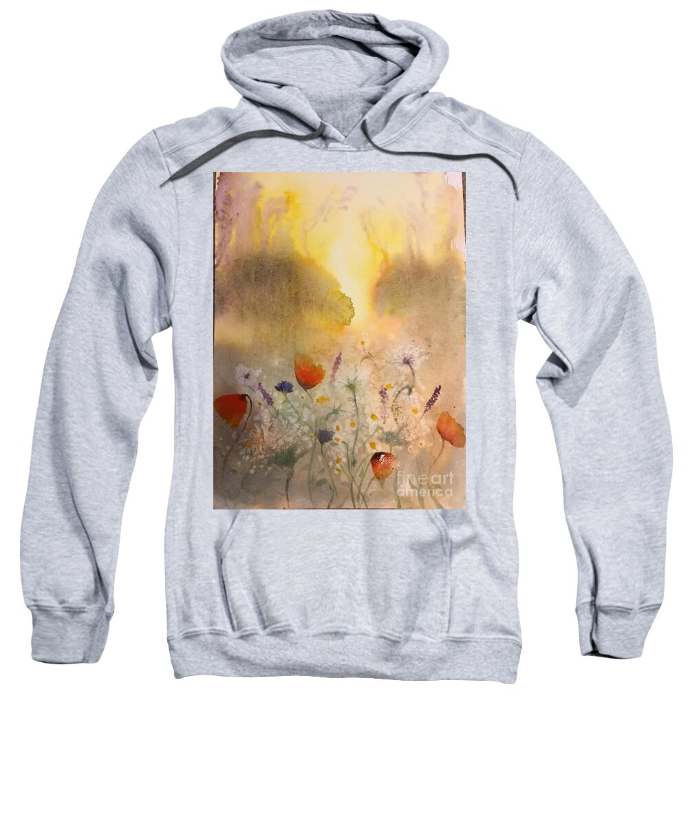 #70 2019 Sweatshirt featuring the painting #70 2019 #70 by Han in Huang wong