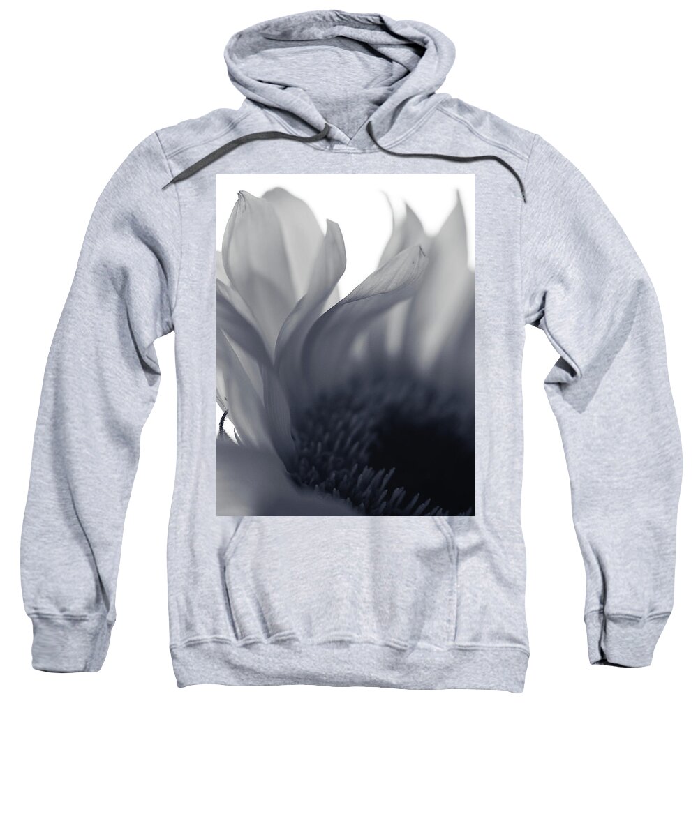 Blue Grey Flower Sweatshirt featuring the photograph A Good Thing by Michelle Wermuth