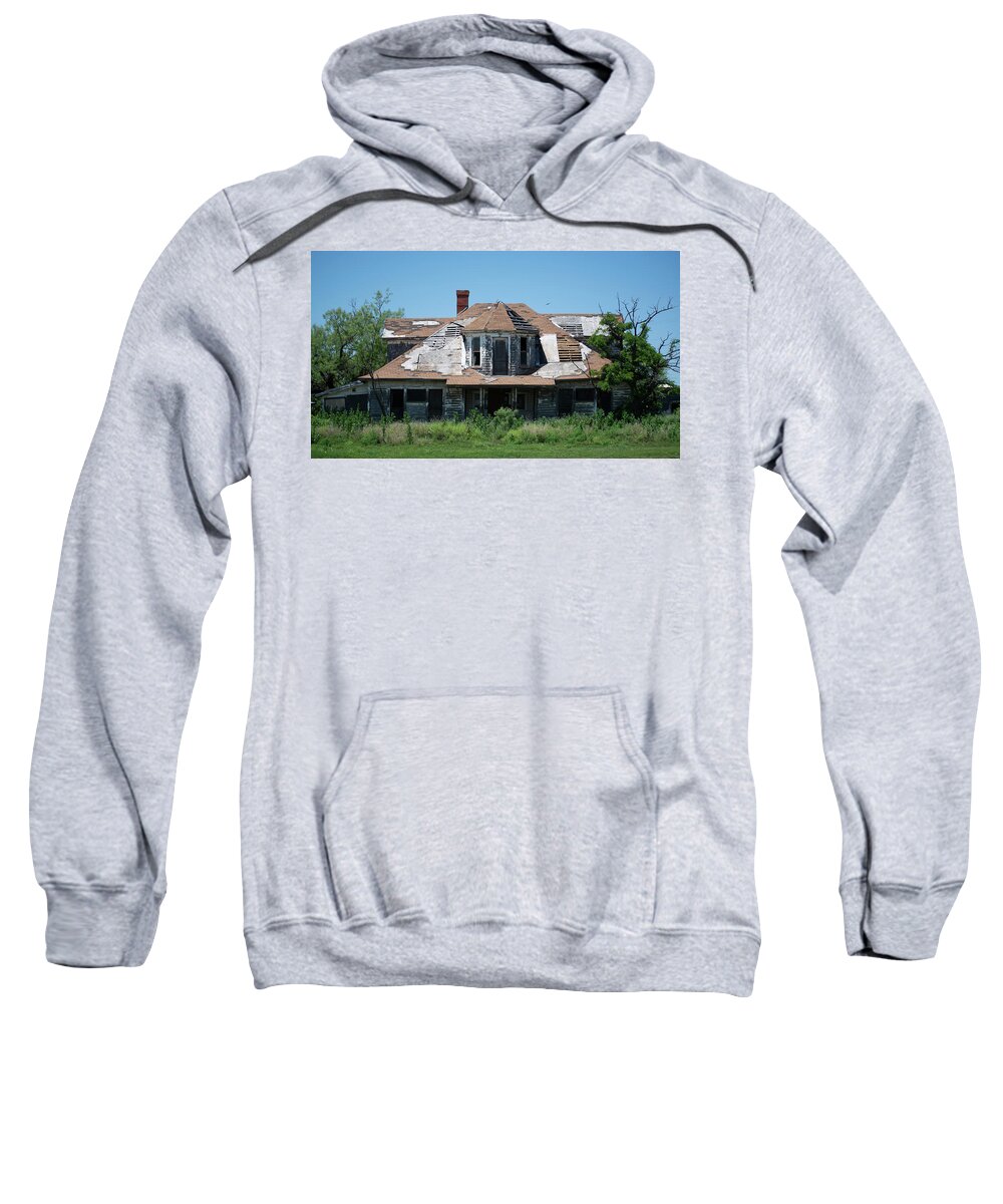 Abandoned Sweatshirt featuring the photograph Abandoned Mansion by Patrick Nowotny