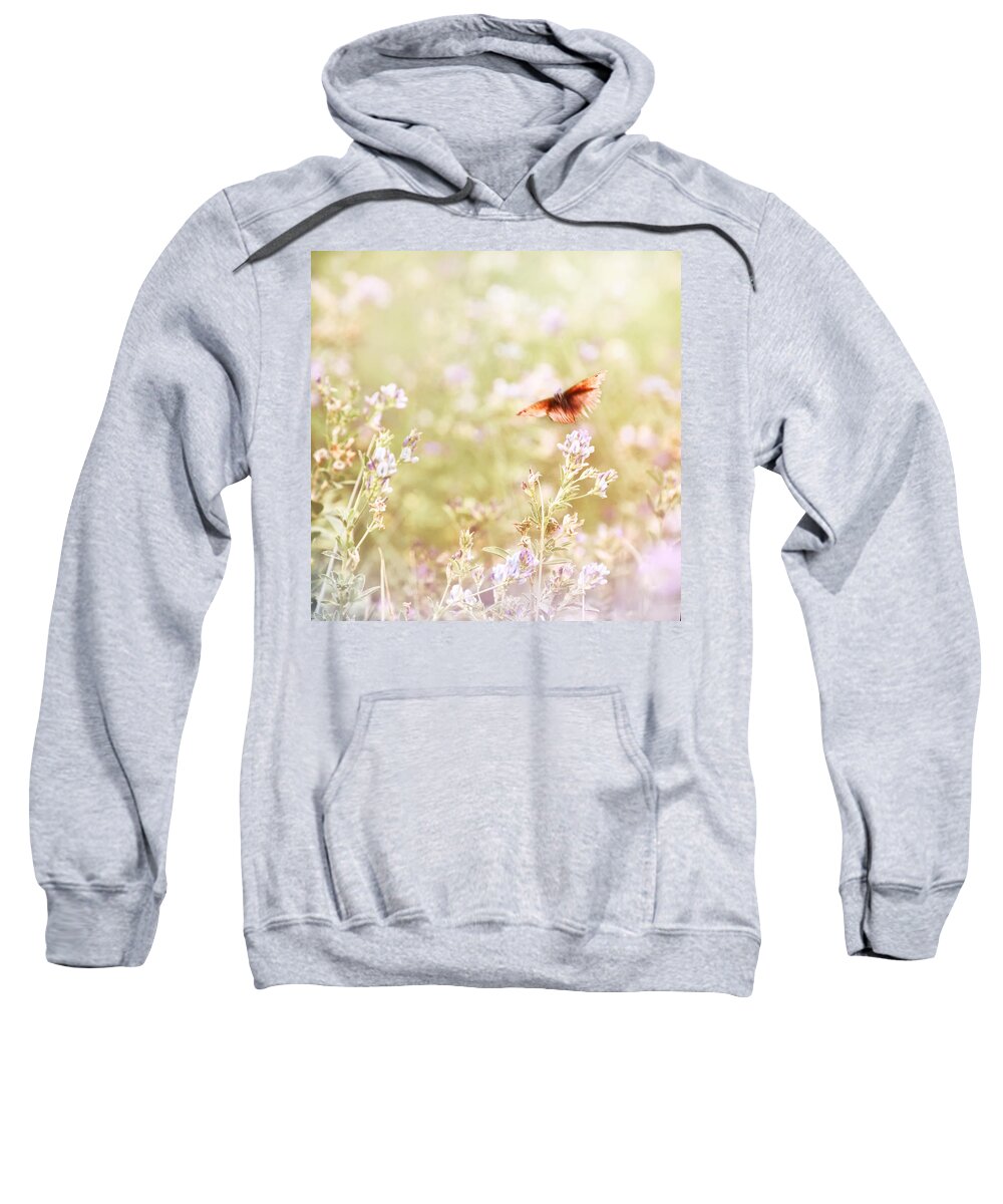 Butterfly Sweatshirt featuring the photograph Around The Meadow 11 by Jaroslav Buna