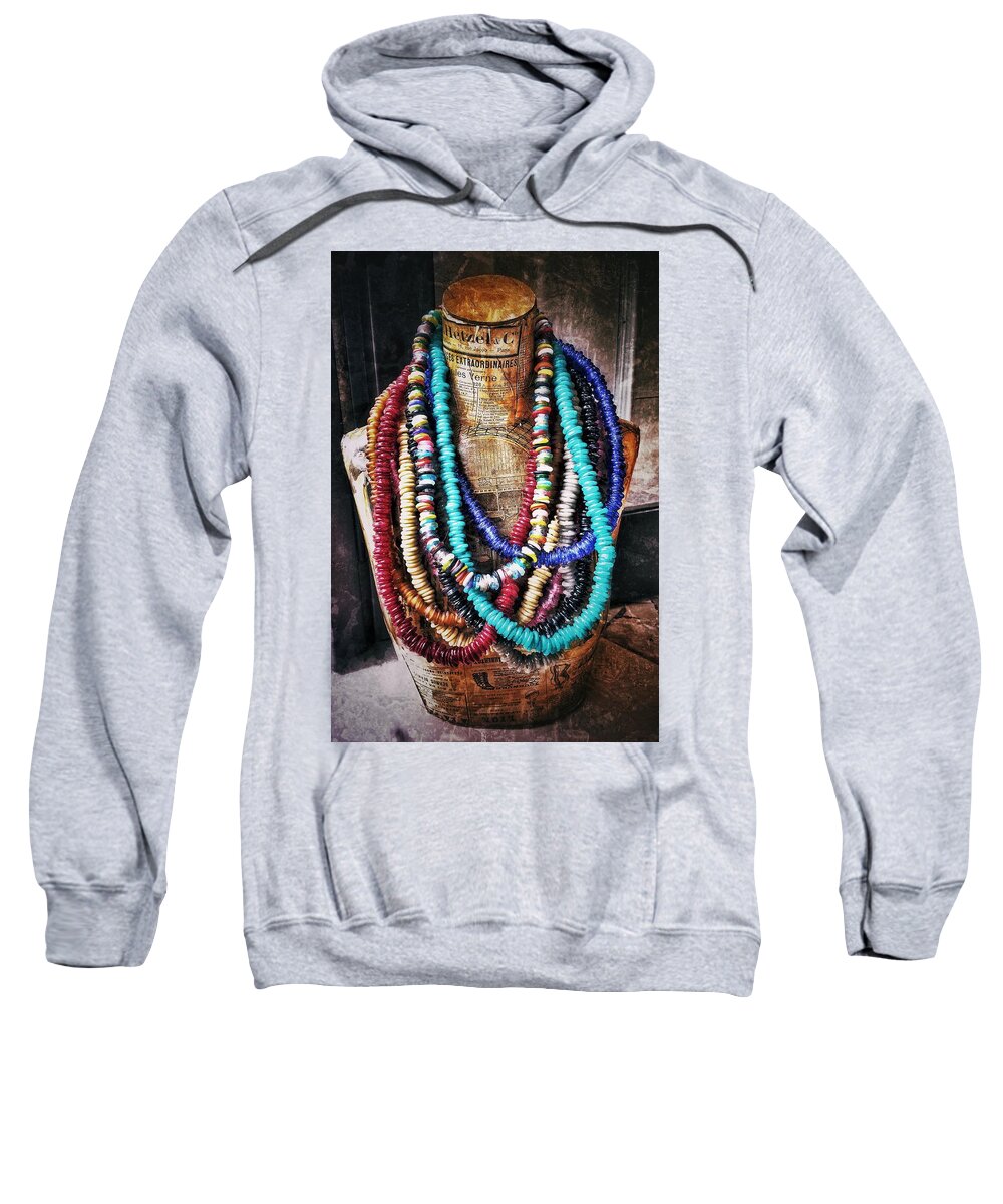  Sweatshirt featuring the photograph Beads by Al Harden