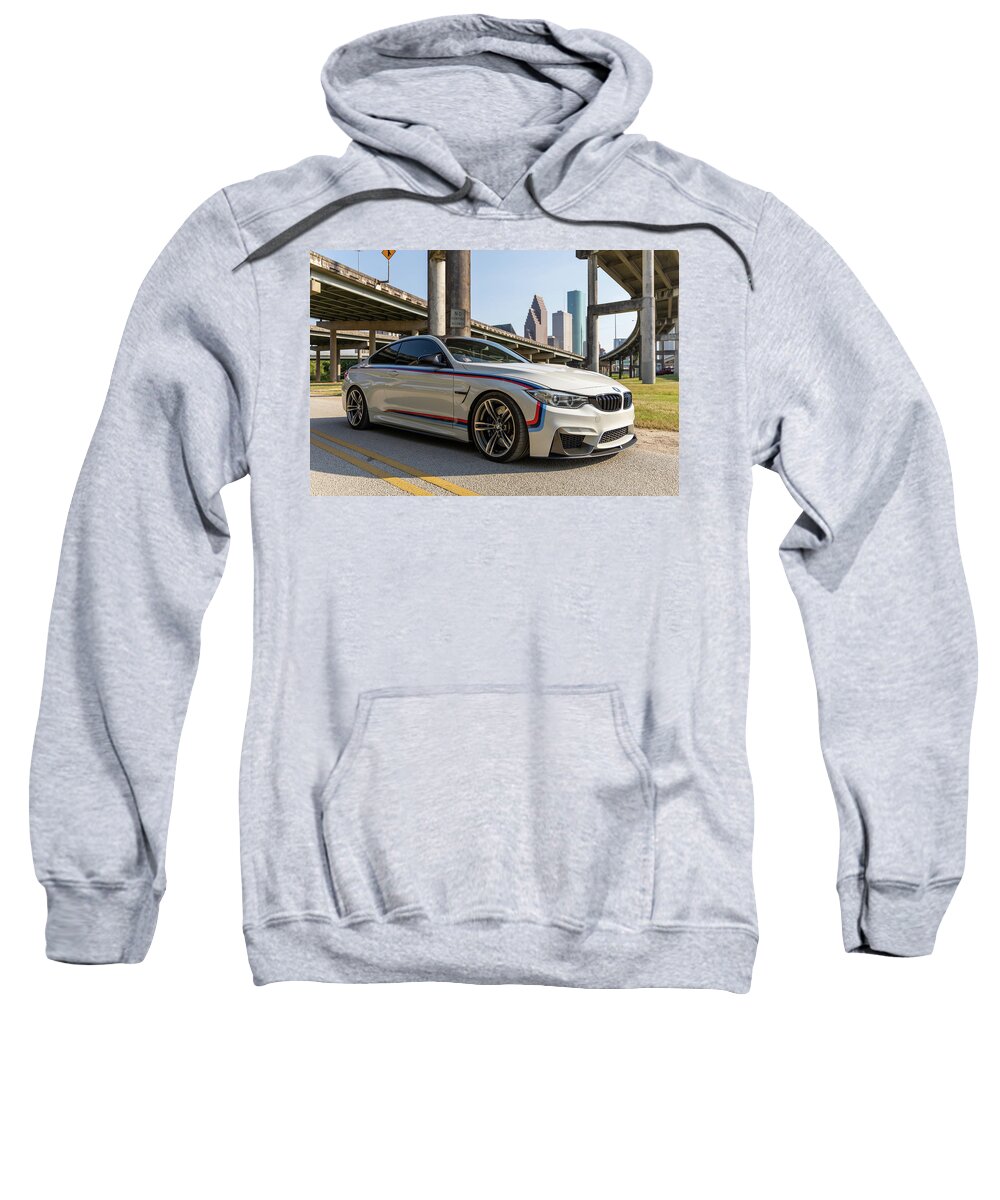 Bmw Sweatshirt featuring the photograph BMW M4 Downtown by Rocco Silvestri