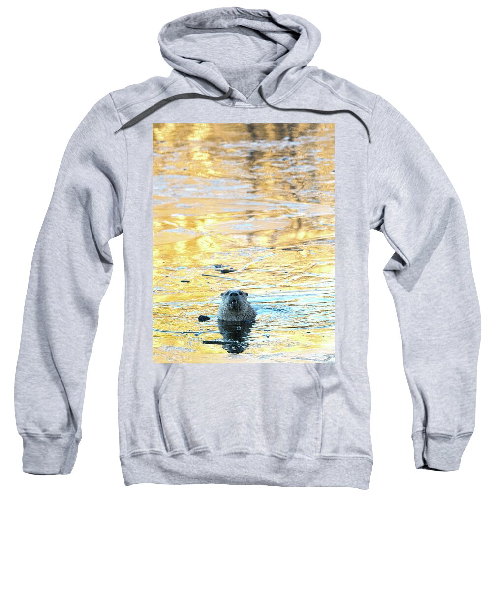 Tetons Sweatshirt featuring the photograph Break Through by Patrick Nowotny