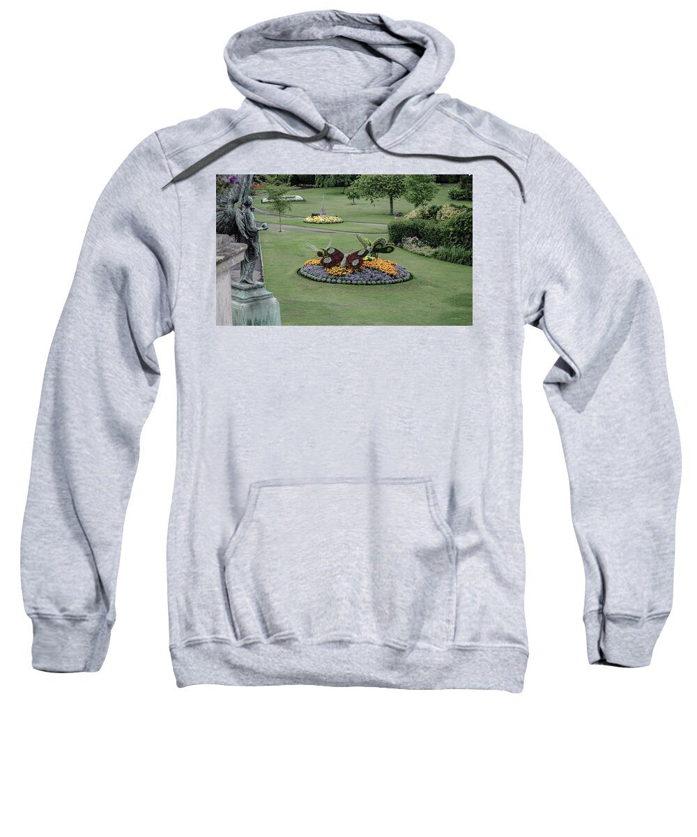Butterfly Sweatshirt featuring the photograph Butterfly in Bath by Diane Lindon Coy