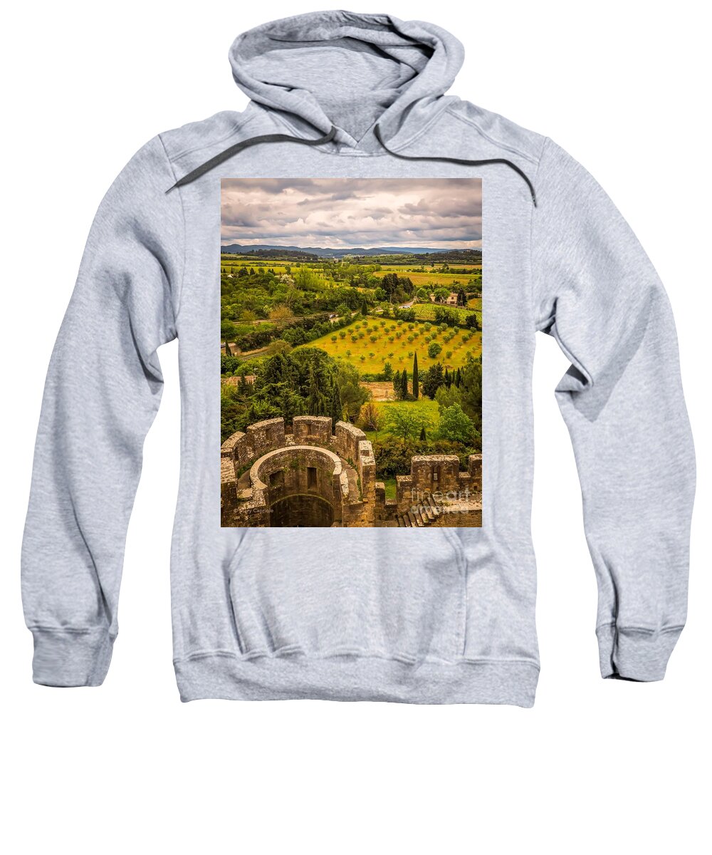 Carcassonne Sweatshirt featuring the photograph Carcassonne by Mary Capriole