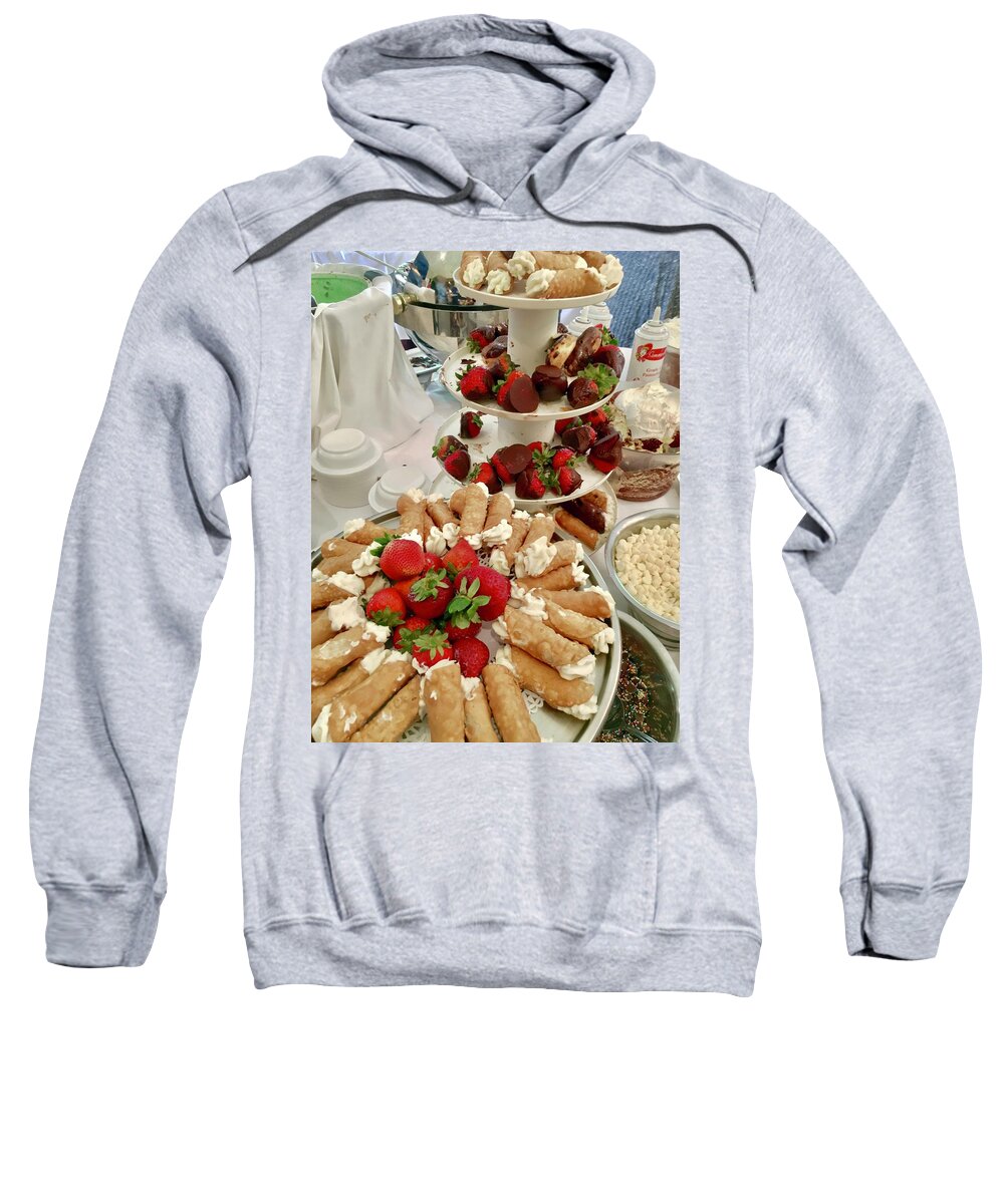 Food Sweatshirt featuring the photograph Delectable Desserts by Lisa Pearlman