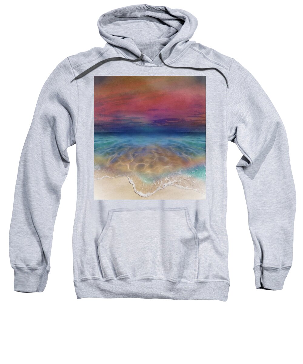 Abstract Sweatshirt featuring the digital art Edge of Ambience by Don DePaola